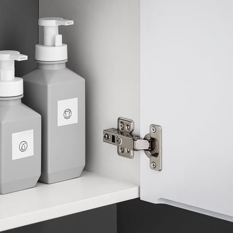 SoBuy BZR170-W Wastafelonderkast met 1 deur, opbergkast voor badkamer, badkamerkast, wastafel, onderkast met wastafel, badmeubel