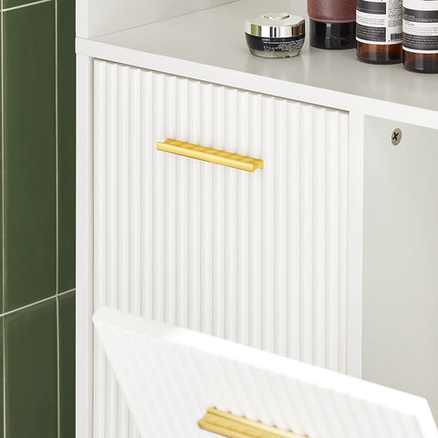 SoBuy BZR182-W Hoog Kolomkast met Waszak