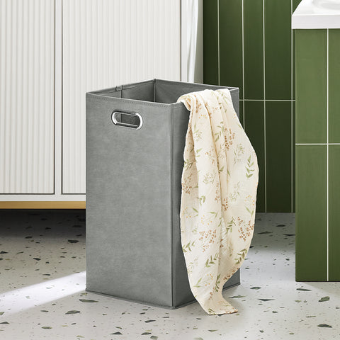 SoBuy BZR182-W Hoog Kolomkast met Waszak