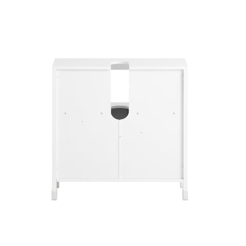 SoBuy BZR185-W Wastafelonderkast, badkamerkast, wastafel, onderkast, badkamermeubel, wit, BHT ca. 60 x 60 x 30 cm