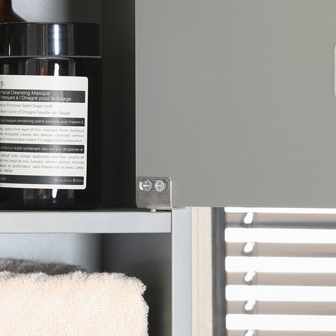 SoBuy BZR34-HG Badkamer Opbergkast Kolomkast Badkamermeubel WC
