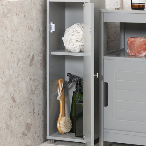 SoBuy BZR34-HG Badkamer Opbergkast Kolomkast Badkamermeubel WC
