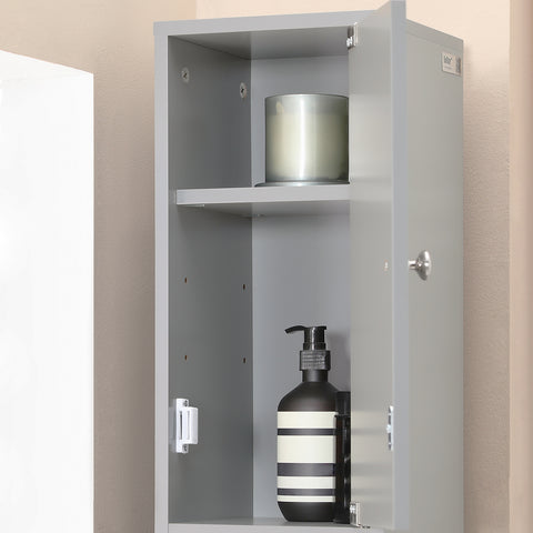 SoBuy BZR34-HG Badkamer Opbergkast Kolomkast Badkamermeubel WC