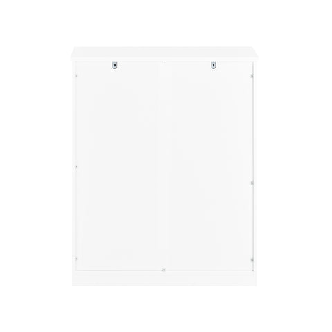 SoBuy BZR79-W Onderkast voor badkamer met afneembare wasbak, commode,toiletkast met 1 lade en 1 wasmand