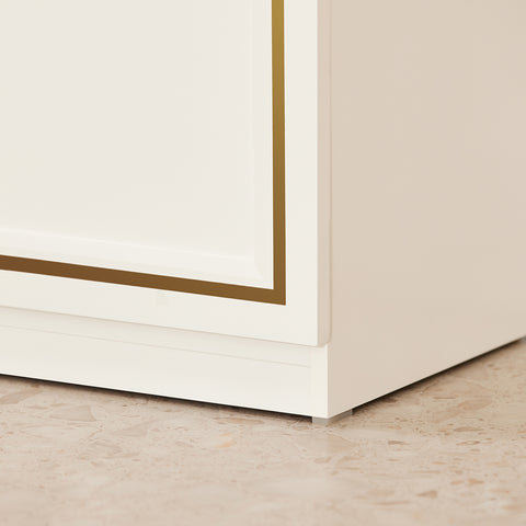 SoBuy BZR87-W Badkamer Kolomkast - Hoge Kast - Staande Kolomkast - Badkamerkast - Opbergkast Opbergplank