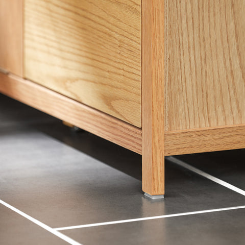 SoBuy BZR97-N Waskast met Waszak, Badkamerkast, Badkamer Kolomkast Onderkast, Ladekast, Staande Kast