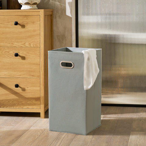 SoBuy BZR97-SN Waskast met waszak, onderkast voor badkamer, commode voor badkamer, toiletkast met 3 laden en 1 wasmand
