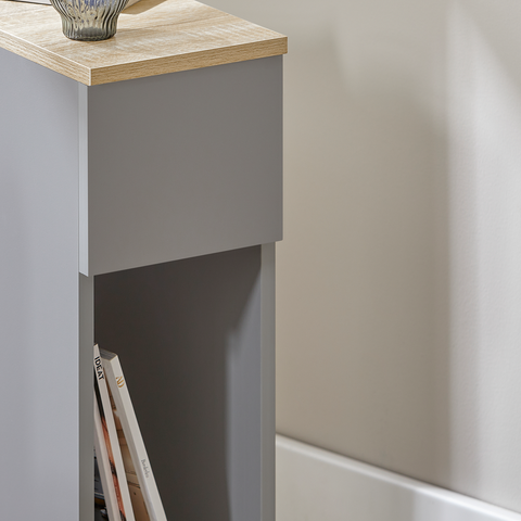 SoBuy FBT111-HGx2 Nachtkastje Bijzettafel Sofa Bijzettafel Salontafel met Lade voor Woonkamer, Slaapkamer of Kantoor