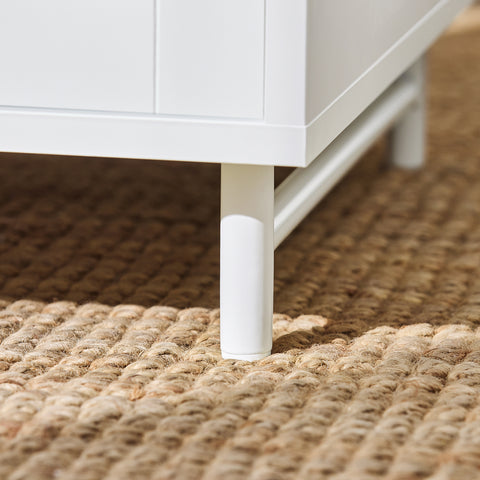 SoBuy FBT139-W Sofapunt met 2 laden Nachtkastje Bijzettafel Telefoon Koffietafel Bedtafel Salontafel, voor Woonkamer, Slaapkamer