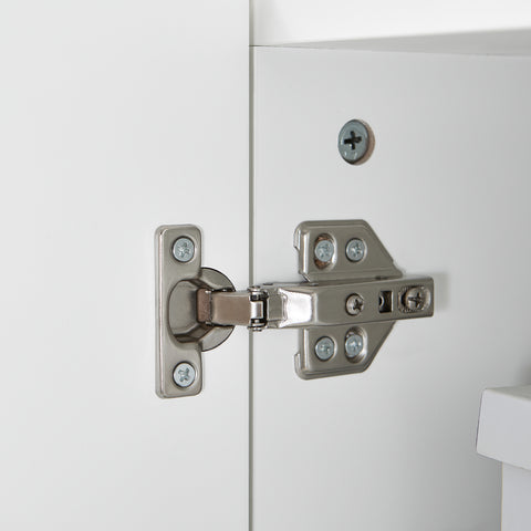 SoBuy FBT150-W Dossierkast archiefwagen printtafel printerstandaard rolcontainers opslagkast kast kast voor kantoor wit