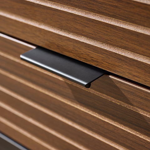 SoBuy FBT156-BR Bijzettafel Nachtkastje met 2 Laden