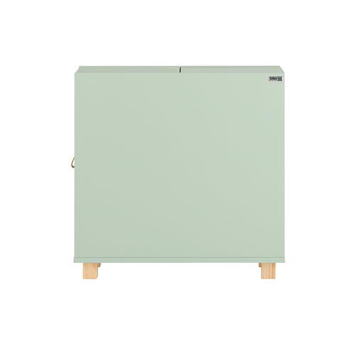 SoBuy FBT161-GR Sofapunt, bijzettafel, multifunctionele salontafel, nachtkastje met inklapbaar blad en lade