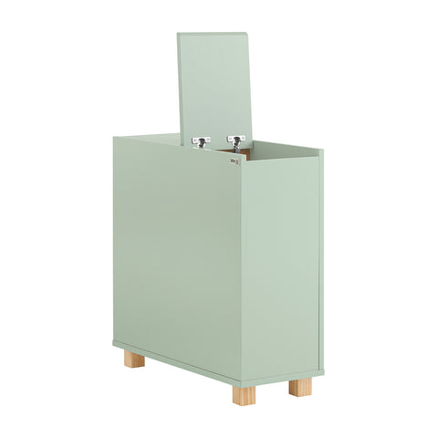 SoBuy FBT161-GR Sofapunt, bijzettafel, multifunctionele salontafel, nachtkastje met inklapbaar blad en lade