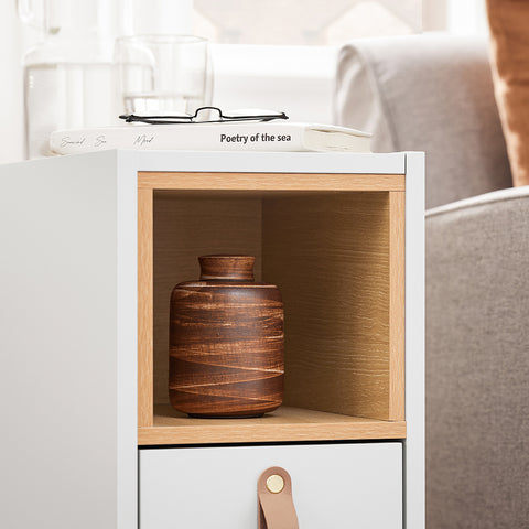 SoBuy FBT161-WN Bijzettafel