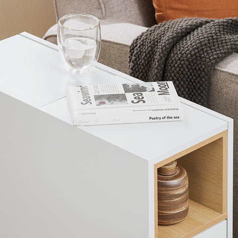 SoBuy FBT161-WN Bijzettafel