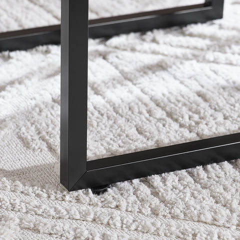 SoBuy FBT42-N Set van 2 Salontafels Bijzettafel - Natuurlook ââââ‚?Metaal