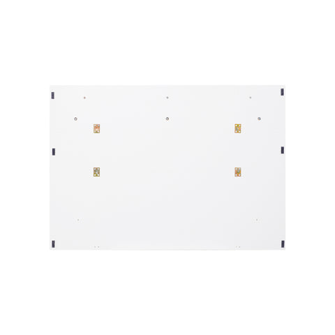 SoBuy FHK36-W Wandkapstok, wandrek, entree kapstok, haken met hangplank, opbergrek met 4 haken en 1 plank, L 100 x D 20 x H 70 cm