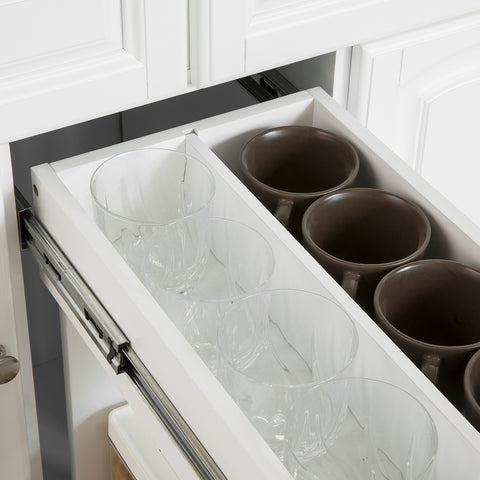 SoBuy FKW100-WN Keukentrolley Keukeneiland Dressoir Buffetkast Opbergkast Keukenkast met 2 laden en 3 deuren
