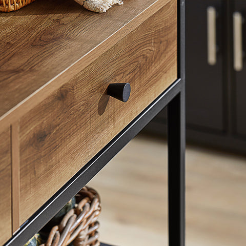 SoBuy FKW112-PF Keukentrolley Op Wieltjes - Multifunctionelle trolley ââââ‚?Serveerwagen - Keukenkast met 2 Lades en 2 Planken