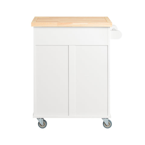 SoBuy FKW119-WN Keukentrolley, Keukenwagen, Serveerwagen,  Keukenkast, Eetkamerkast, Buffet, Dressoir