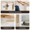 SoBuy FKW71-III-WN Keukentrolley met Wielen, Uitschuifbaar Werkblad Eiland voor Keuken of Eetkamer, Opbergmeubel Keuken met Opslag Wit 115x46/71x92 cm