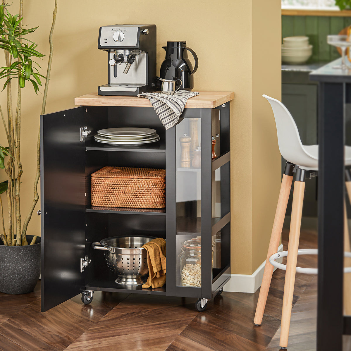 SoBuy Kitchen Trolley, Serving Trolley, Trolley Cabinet