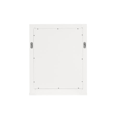 SoBuy FRG129-W Badkamerspiegel met plank Spiegel Badkamer Wandspiegel - Wit