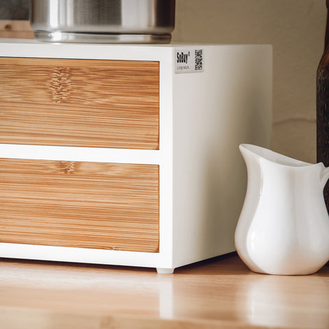 SoBuy FRG180-WN Capsulehouder voor koffie Koffiecapsule houder Bamboe Nespresso