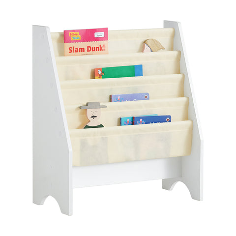 SoBuy FRG225-W Wit Boekenplank voor kinderen Kinderboekenrek Hangrek Bboekenrek krantenrek