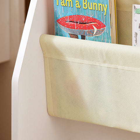 SoBuy FRG225-W Wit Boekenplank voor kinderen Kinderboekenrek Hangrek Bboekenrek krantenrek
