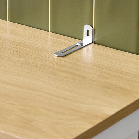 SoBuy FRG236-WN Badkamer-hoge kast badkamerrek badkamermeubel met 1 open vak, 1 lade en deuren wit natuur