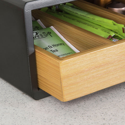 SoBuy FRG280-Sch Capsulehouder voor koffie - Koffiecapsule Houder - Zwart - Ladekast - Nespresso