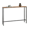 SoBuy FSB19-XL-N Hal Console Tafel – Superdunne Robuuste Metaalstructuur, Modern Design – Perfect voor Woonkamer, Slaapkamer, Hal 120x20x80cm