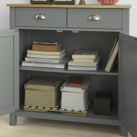 SoBuy FSB25-HG Dressoir Dressoir Opbergkast Console Tafel Opbergkast voor Entree Slaapkamer Woonkamer
