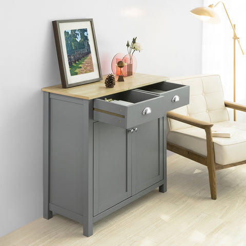SoBuy FSB25-HG Dressoir Dressoir Opbergkast Console Tafel Opbergkast voor Entree Slaapkamer Woonkamer