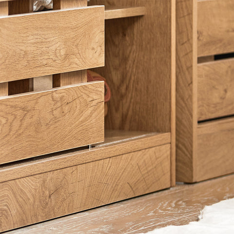 SoBuy FSB65-N Dressoir, schoenenkast met schuifdeur, commode, kast, keukenkast, halkast, lowboard, buffet
