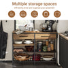 SoBuy FSB85-PF Keukeneiland met Opbergruimte – 120 cm – Industrieel Vintage Design