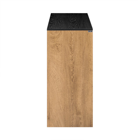 SoBuy FSB99-N Keukenkast Dressoir met 3 deuren, 3 laden