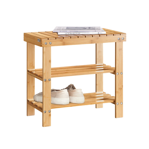 SoBuy FSR02-K-N Schoenenopberger Schoenenrek Smalle bank