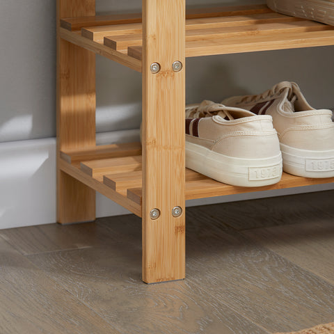 SoBuy FSR02-K-N Schoenenopberger Schoenenrek Smalle bank