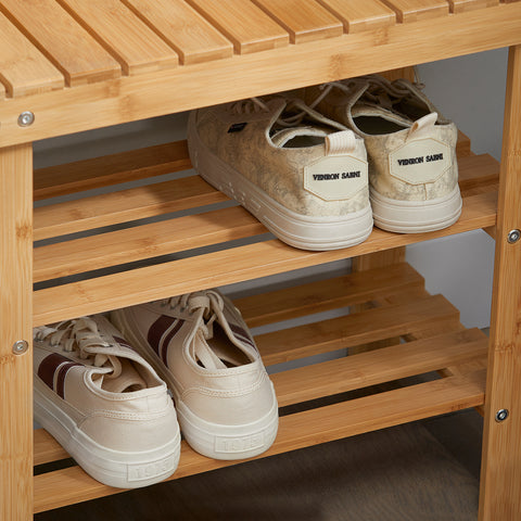 SoBuy FSR02-K-N Schoenenopberger Schoenenrek Smalle bank