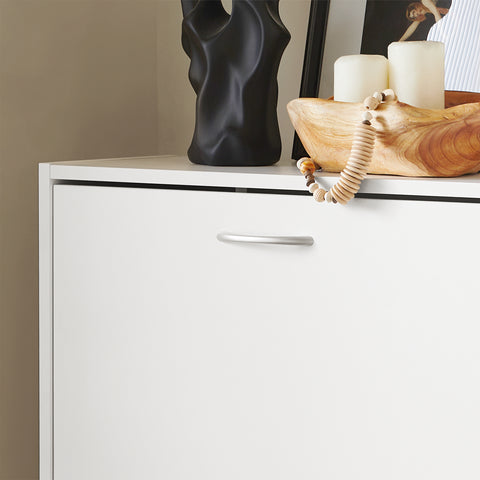 SoBuy FSR110-W Schoenenkast met 3 Kleppen