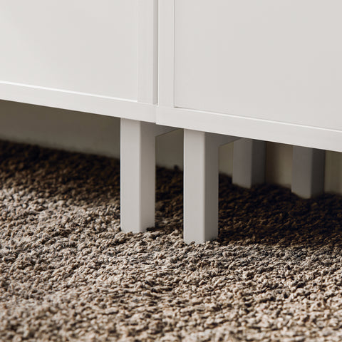 SoBuy FSR151-W Schoenenkast met 2 Kleppen, Schoenencommode, Schoenenrek, Schoenenkist, Gangkast, Opbergkast voor Schoenen