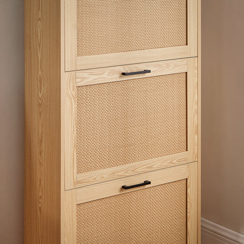 SoBuy FSR155-N Schoenenkast met 3 Kleppen, Schoenencommode, Schoenenrek, Schoenenkist, Gangkast, Opbergkast voor Schoenen