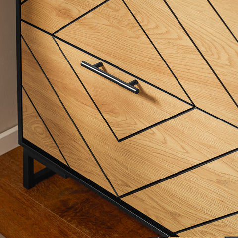 SoBuy FSR164-SCH Schoenenkast, schoenenkast, 3 kleppen, ingangsmeubels, schoenenrek op voet, 62 x 24 x 125 cm