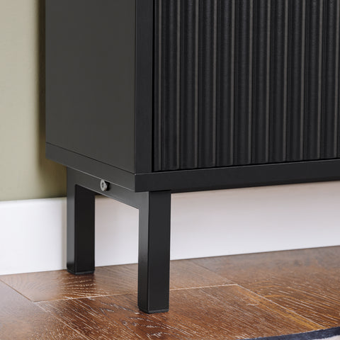 SoBuy FSR177-H-SCH Schoenenkast met 3 kleppen schoenenkast smal schoenenrek met 6 legvlakken schoenencommode schoenenrek