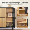 SoBuy FSR203-N Schoenenkast met 2 Kleppen & Zijvak, Smal 24cm voor Hal, 8 Paar, Combineerbaar – Zwart/Hout, 90x24x88cm