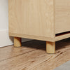 SoBuy FSR211-NSchoenenbank voor de ingang – schoenenkast met opbergruimte voor grote schoenen, opbergbank voor de ingang – kleine woningen, hal, hout 100 x 24 x 50 cm