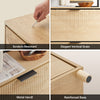SoBuy FSR213-N Schoenenkast smal, 24 cm, houten schoenenkast, grote capaciteit tot 47, modern Scandinavisch design, perfect voor entree, hal, familie, hout, 60 x 24 x 120 cm
