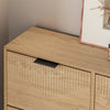 SoBuy FSR214-N Schoenenkast smal, 24 cm, houten schoenenkast, grote capaciteit tot 47, modern Scandinavisch design, perfect voor entree, hal, familie, hout, 100 x 24 x 83 cm